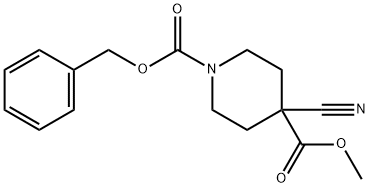 1-benzyl 4-methyl 4-cyanopiperidine-1,4-dicarboxylate