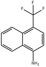 1-Naphthalenamine, 4-(trifluoromethyl)- Structure