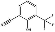 Benzonitrile, 2-hydroxy-3-(trifluoromethyl)- Structure