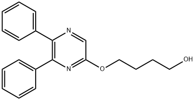 1-Butanol, 4-[(5,6-diphenyl-2-pyrazinyl)oxy]-|1-Butanol, 4-[(5,6-diphenyl-2-pyrazinyl)oxy]-