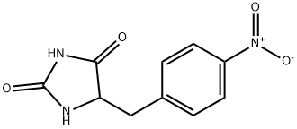 5-[(4-nitrophenyl)methyl]imidazolidine-2,4-dione Structure