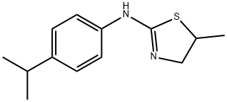 5-methyl-N-[4-(propan-2-yl)phenyl]-1,3-thiazolidin-2-imine Structure