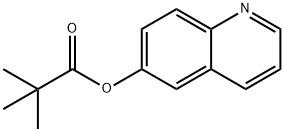 6‐QUINOLINYL PIVALATE Structure