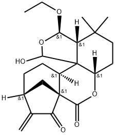 13-脱氧-10-O-乙基-8-羟基延命素, 845959-98-0, 结构式
