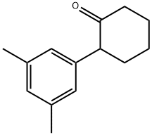 Cyclohexanone, 2-(3,5-dimethylphenyl)- Structure