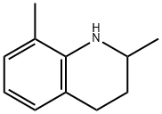Quinoline, 1,2,3,4-tetrahydro-2,8-dimethyl- Struktur