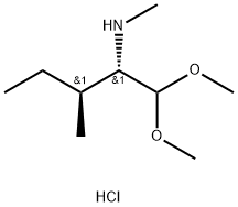 2-Pentanamine, 1,1-dimethoxy-N,3-dimethyl-, hydrochloride (1:1), (2S,3S)- Struktur
