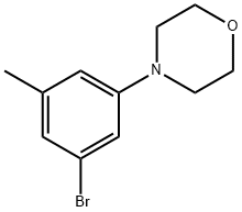 Morpholine, 4-(3-bromo-5-methylphenyl)- Structure