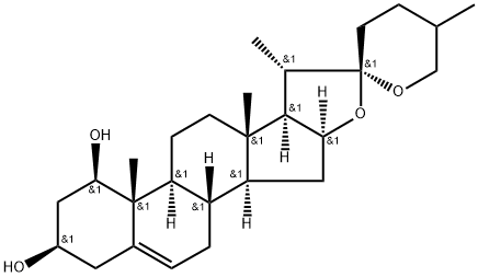 (25RS)-ルスコゲニン 化学構造式