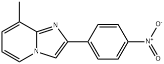 Imidazo[1,2-a]pyridine, 8-methyl-2-(4-nitrophenyl)- Structure
