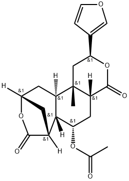 8-Epidiosbulbin E acetate, 91095-48-6, 结构式