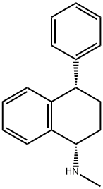 1-Naphthalenamine, 1,2,3,4-tetrahydro-N-methyl-4-phenyl-, (1S,4S)- Struktur
