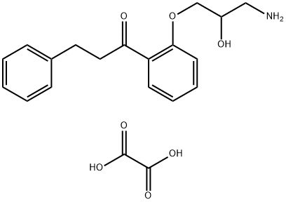 N-Despropyl Propafenone Oxalate Salt, 93885-20-2, 结构式