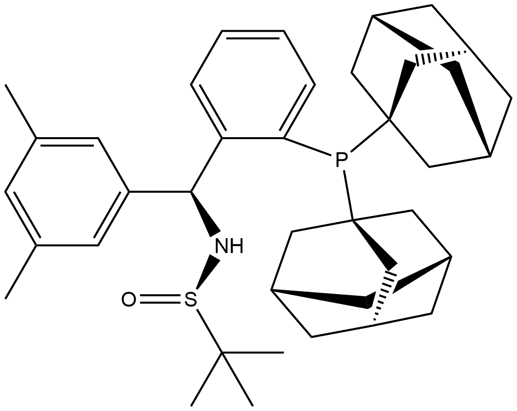 [S(R)]-N-[(S)-(3,5-Dimethylphenyl)[2-(Diadamantanphosphino)phenyl]methyl]-2-methyl-2-propanesulfinamide
