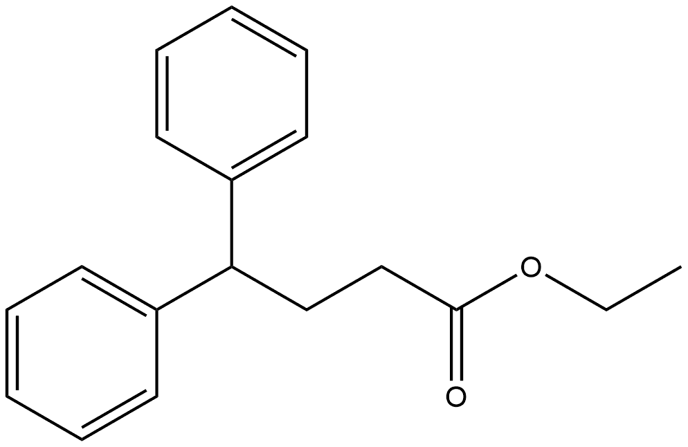 Ethyl γ-phenylbenzenebutanoate Structure