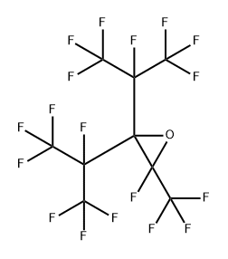 Oxirane, 2-fluoro-3,3-bis[1,2,2,2-tetrafluoro-1-(trifluoromethyl)ethyl]-2-(trifluoromethyl)- Struktur