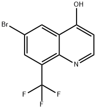 6-Bromo-8-(trifluoromethyl)quinolin-4(1H)-one Structure
