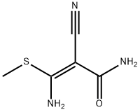 2-Propenamide, 3-amino-2-cyano-3-(methylthio)-, (2E)-