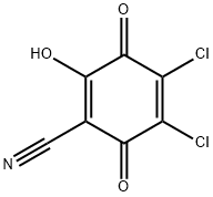 1,4-Cyclohexadiene-1-carbonitrile, 4,5-dichloro-2-hydroxy-3,6-dioxo- Struktur