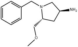 (3S,5R)-1-benzyl-5-(methoxymethyl)pyrrolidin-3-amine Structure