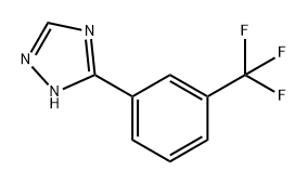 1H-1,2,4-Triazole, 5-[3-(trifluoromethyl)phenyl]- Struktur