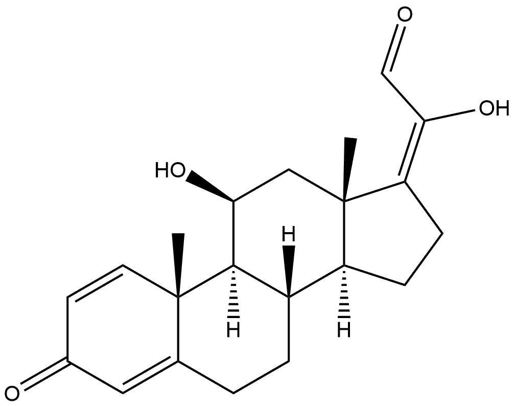 Prednisolone Impurity 26 Struktur