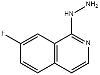 7-Fluoro-1-hydrazinylisoquinoline Structure
