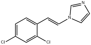 1H-Imidazole, 1-[2-(2,4-dichlorophenyl)ethenyl]-, (E)- (9CI) Struktur