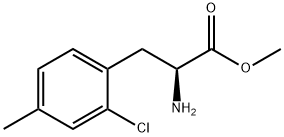 L-Phenylalanine, 2-chloro-4-methyl-, methyl ester Structure