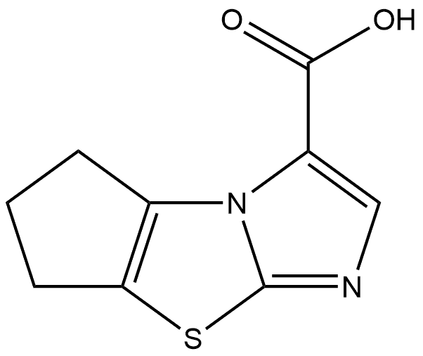 6,7-dihydro-5H-cyclopenta[d]imidazo[2,1-b]thiazole-3-carboxylic acid Structure