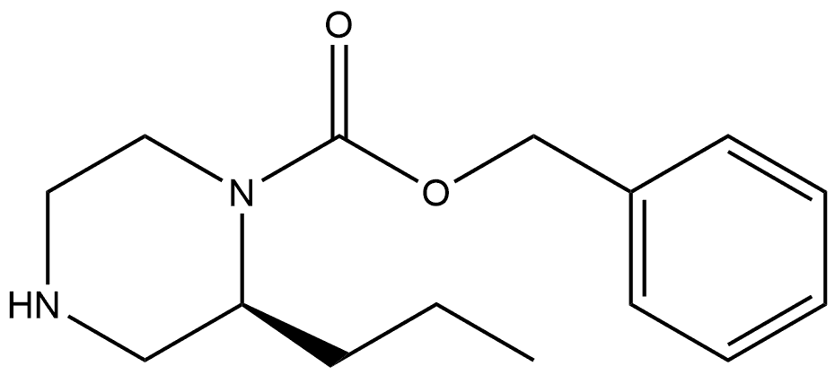 benzyl (2S)-2-propylpiperazine-1-carboxylate Structure
