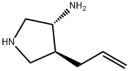 3-Pyrrolidinamine, 4-(2-propenyl)-, trans- (9CI)|莫西沙星杂质26