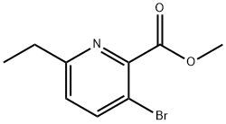 2-Pyridinecarboxylic acid, 3-bromo-6-ethyl-, methyl ester|3-溴-6-乙基吡啶甲酸甲酯