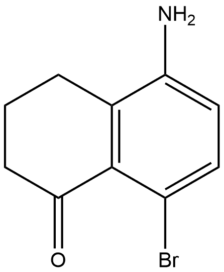 5-Amino-8-bromo-3,4-dihydro-1(2H)-naphthalenone Structure