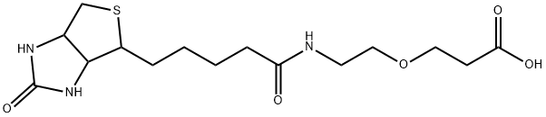 Biotin-PEG1-COOH, 1260092-29-2, 结构式