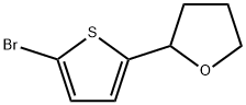 2-(5-bromothiophen-2-yl)tetrahydrofuran Struktur