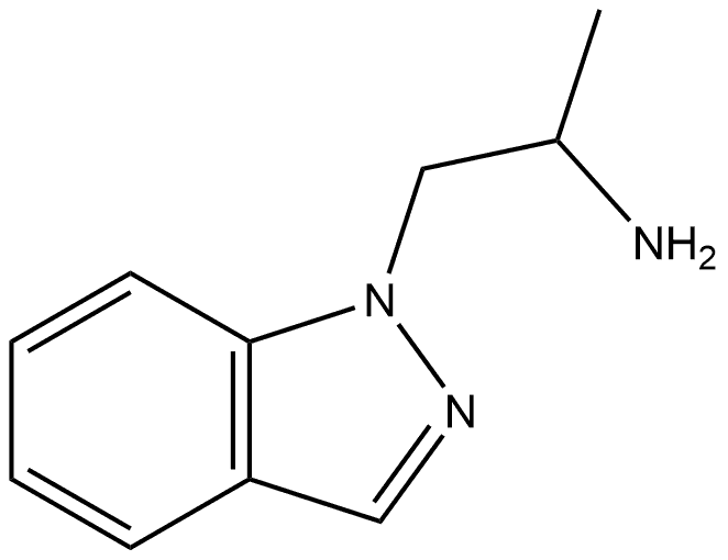 1-(1H-indazol-1-yl)propan-2-amine Structure