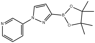 Pyridine, 3-[3-(4,4,5,5-tetramethyl-1,3,2-dioxaborolan-2-yl)-1H-pyrazol-1-yl]-|