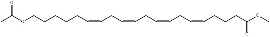 5,8,11,14-Eicosatetraenoic acid, 20-(acetyloxy)-, methyl ester, (5Z,8Z,11Z,14Z)-|化合物 20-HETE INTERMEDIATE 15