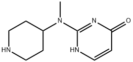 4(1H)-Pyrimidinone, 2-(methyl-4-piperidinylamino)- (9CI)|咪唑斯汀杂质6盐酸盐