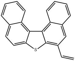 Dinaphtho[2,1-b:1',2'-d]thiophene, 6-ethenyl- Structure