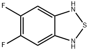 2,1,3-Benzothiadiazole, 5,6-difluoro-1,3-dihydro- Structure