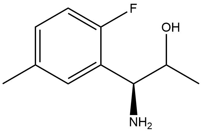 (1S)-1-amino-1-(2-fluoro-5-methylphenyl)propan-2-ol Structure