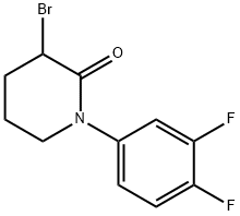 3-BROMO-1-(3,4-DIFLUOROPHENYL)PIPERIDIN-2-ONE|