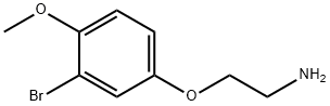 2-(3-bromo-4-methoxyphenoxy)ethan-1-amine hydrochloride 结构式