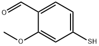 4-Mercapto-2-methoxybenzaldehyde Struktur