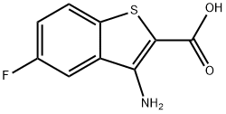 3-Amino-5-fluorobenzo[b]thiophene-2-carboxylic acid Structure