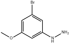 Hydrazine, (3-bromo-5-methoxyphenyl)- Struktur