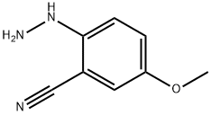Benzonitrile, 2-hydrazinyl-5-methoxy- Structure
