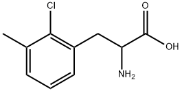 2-amino-3-(2-chloro-3-methylphenyl)propanoic acid Structure